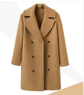 European and American autumn and winter plus size cross-border women's woolen coat