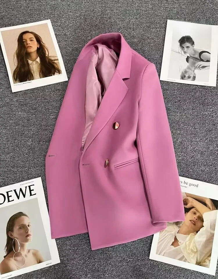 Women's Double-Breasted Blazer