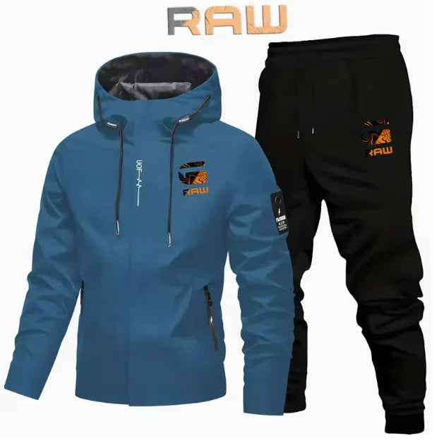 Men’s Hooded Softshell Jacket & Pants Set