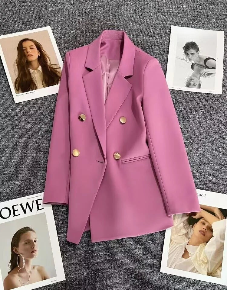 Women's Double-Breasted Blazer