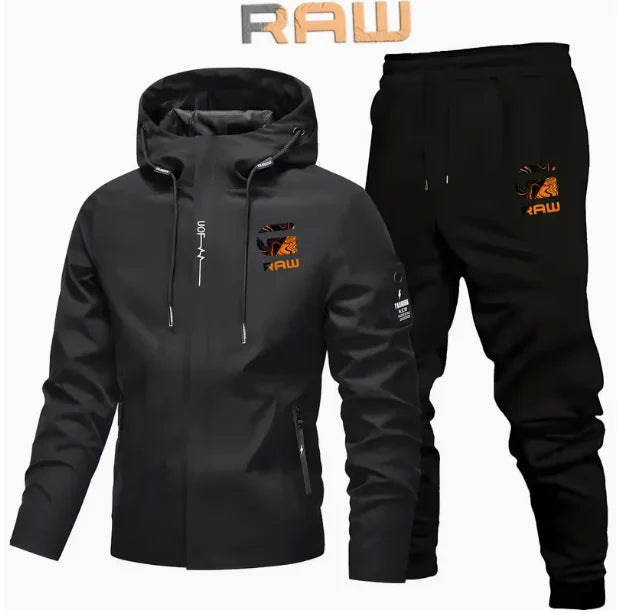 Men’s Hooded Softshell Jacket & Pants Set