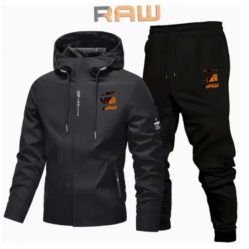 Men’s Hooded Softshell Jacket & Pants Set