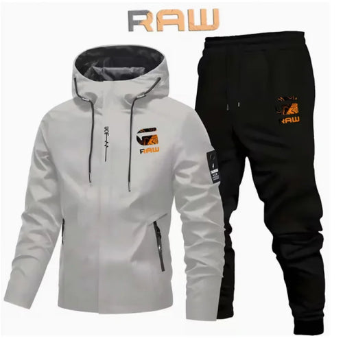 Men’s Hooded Softshell Jacket & Pants Set