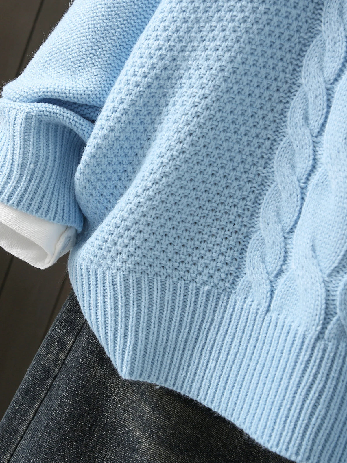 Women's Plus Size Crew Neck Sweater