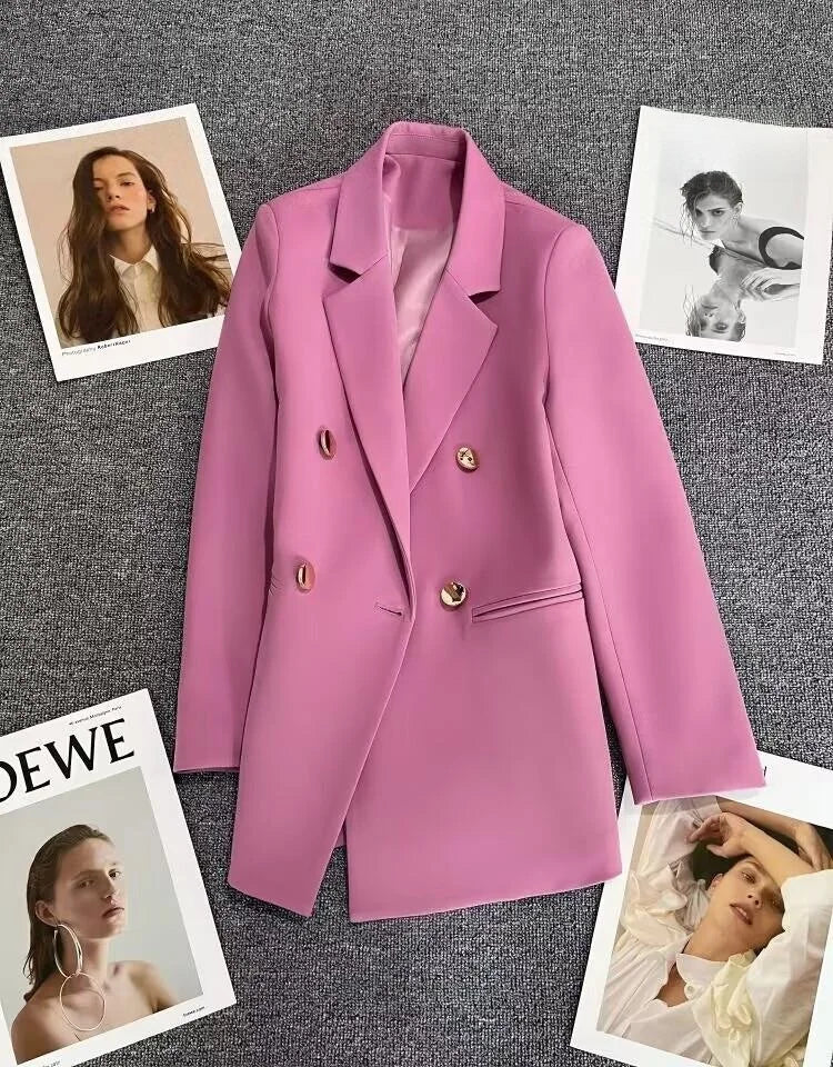 Women's Double-Breasted Blazer