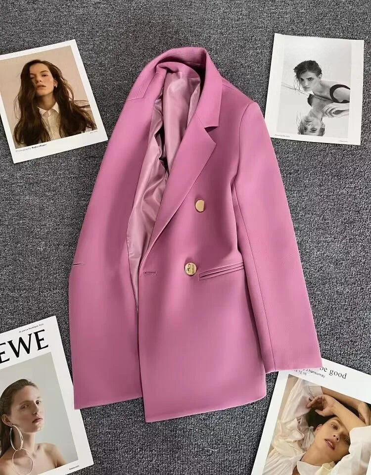 Women's Double-Breasted Blazer