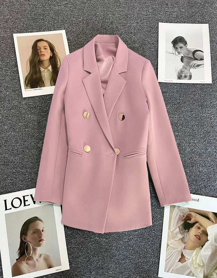 Women's Double-Breasted Blazer